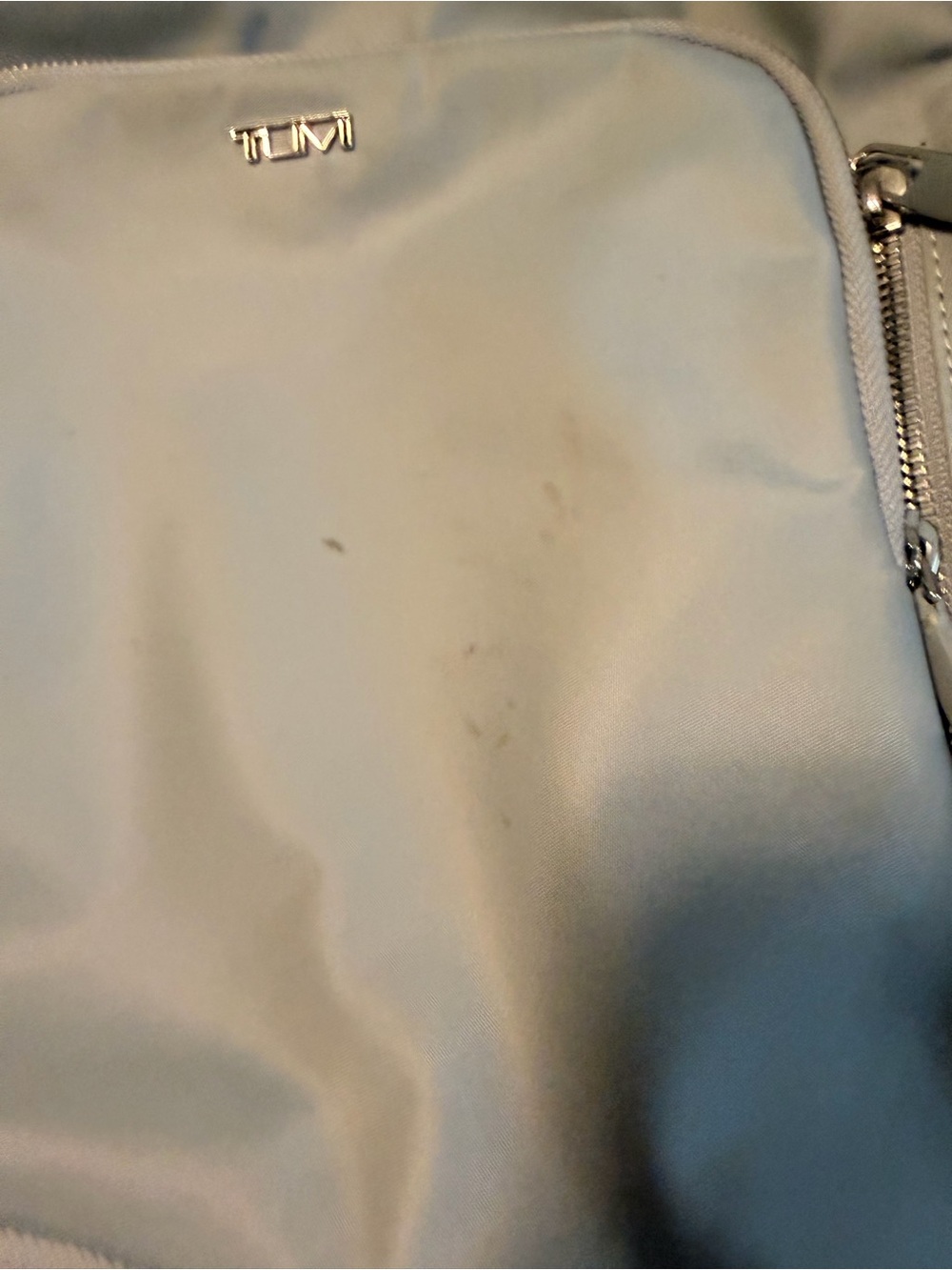 Tumi womens Pale blue Backpack with Silver Hardware - Picture 3 of 10